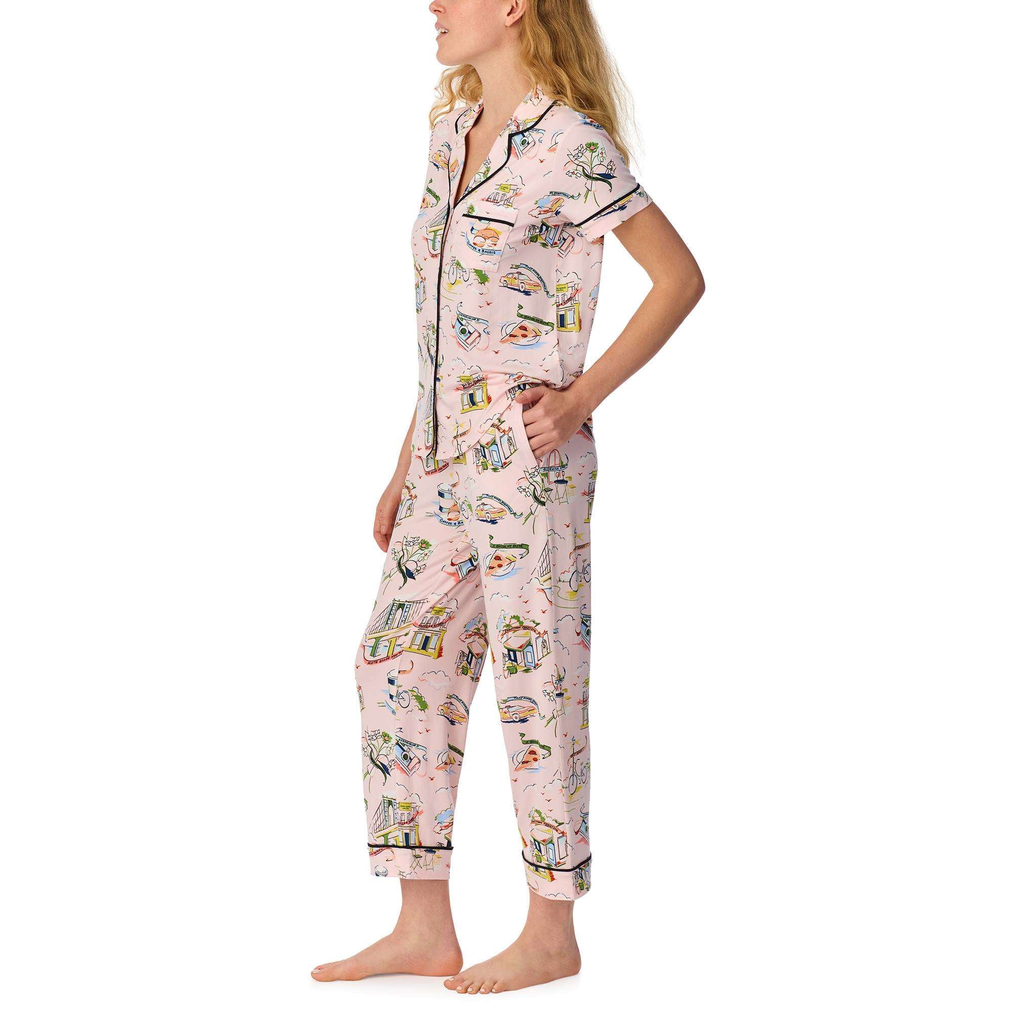 Kate Spade S/S Cropped PJ Set