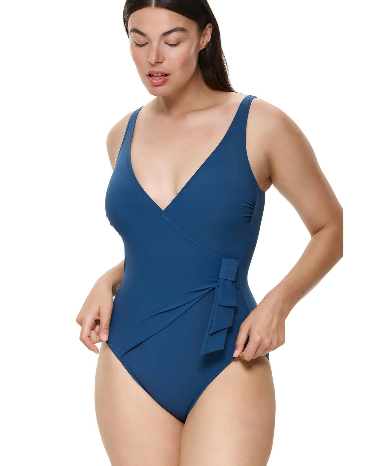 Profile by Gottex Modern Muse Surplice One Piece