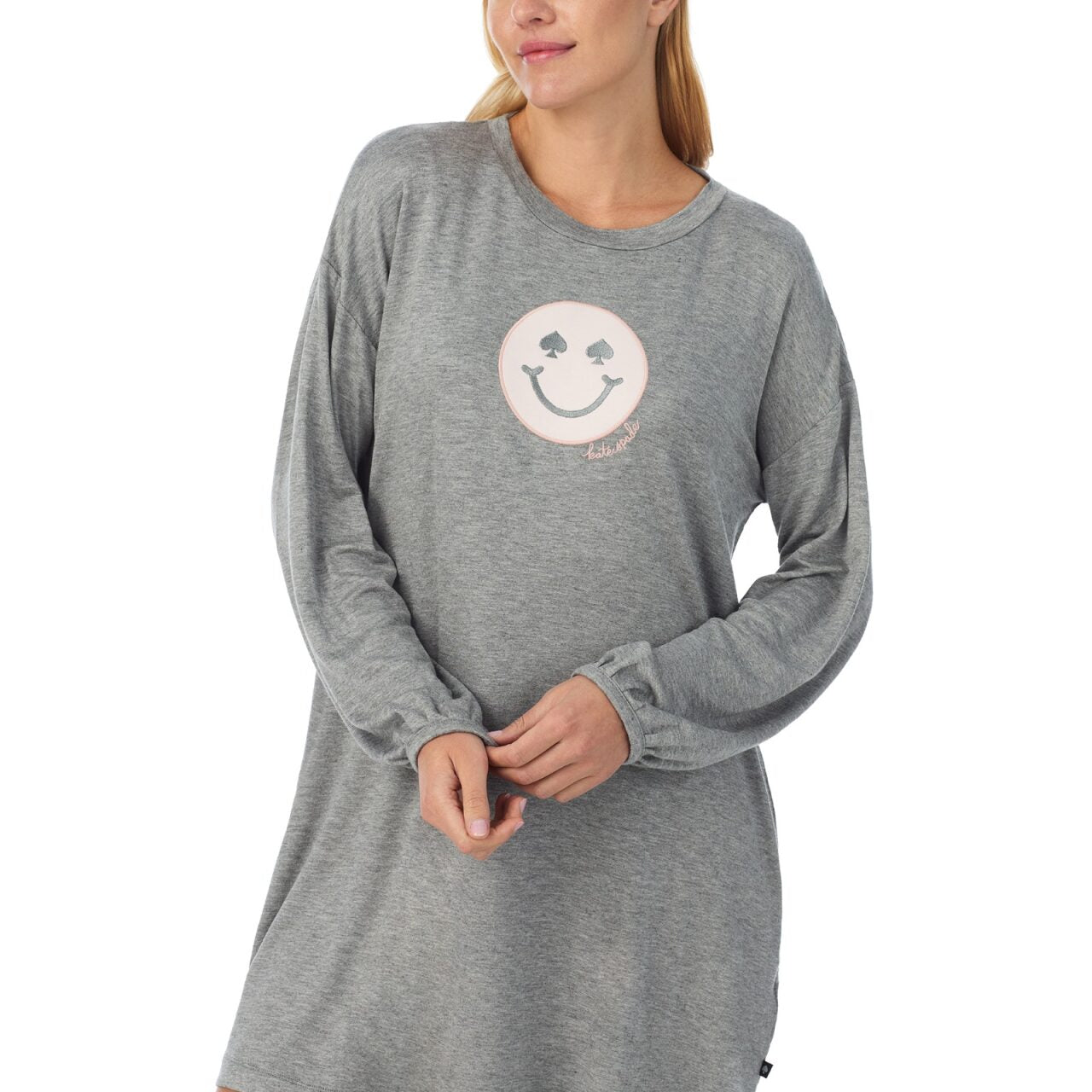 Kate Spade Un-brushed French Terry L/S Sleepshirt