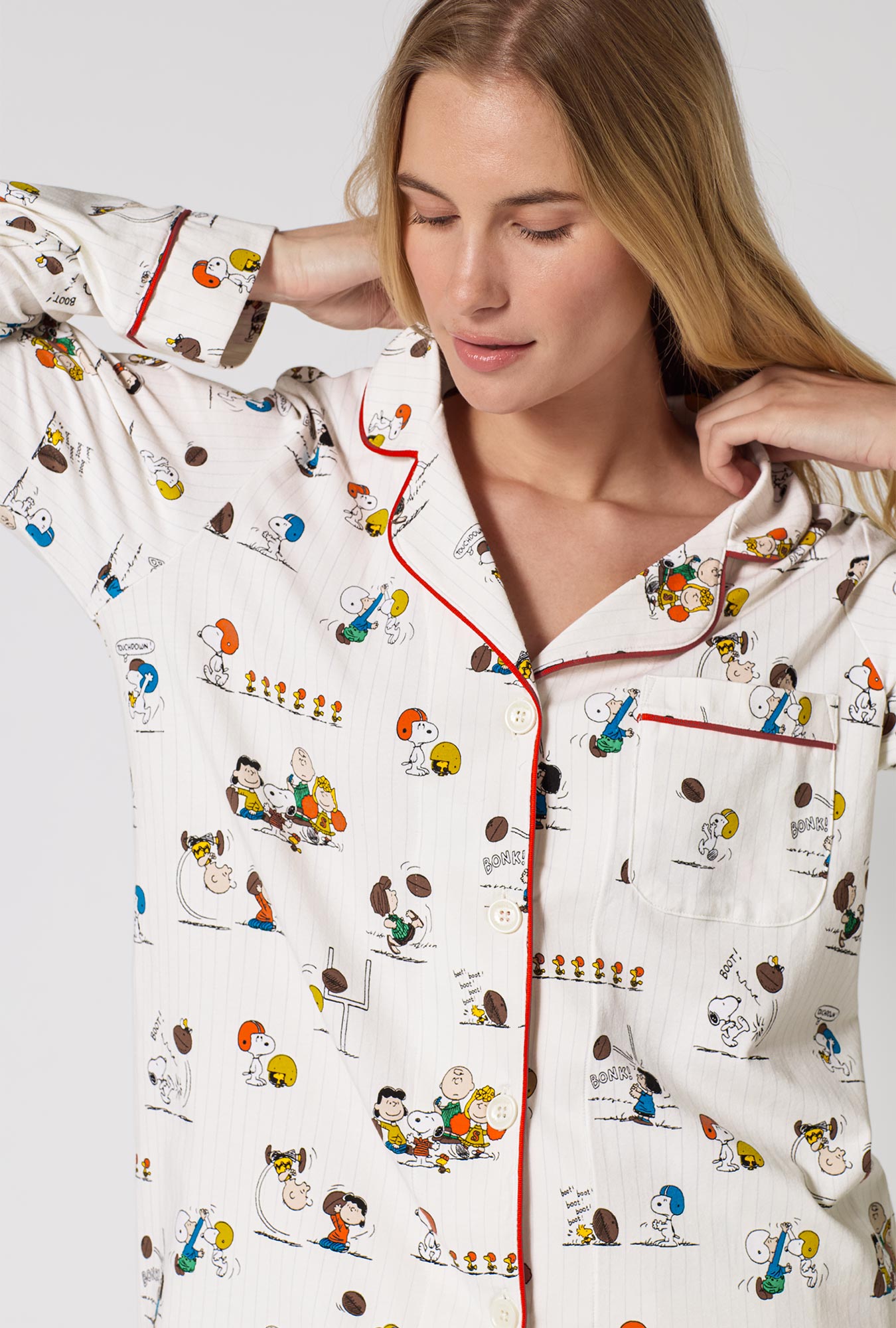 Bed Head Snoopy`s Game Day L/S Classic PJ Set
