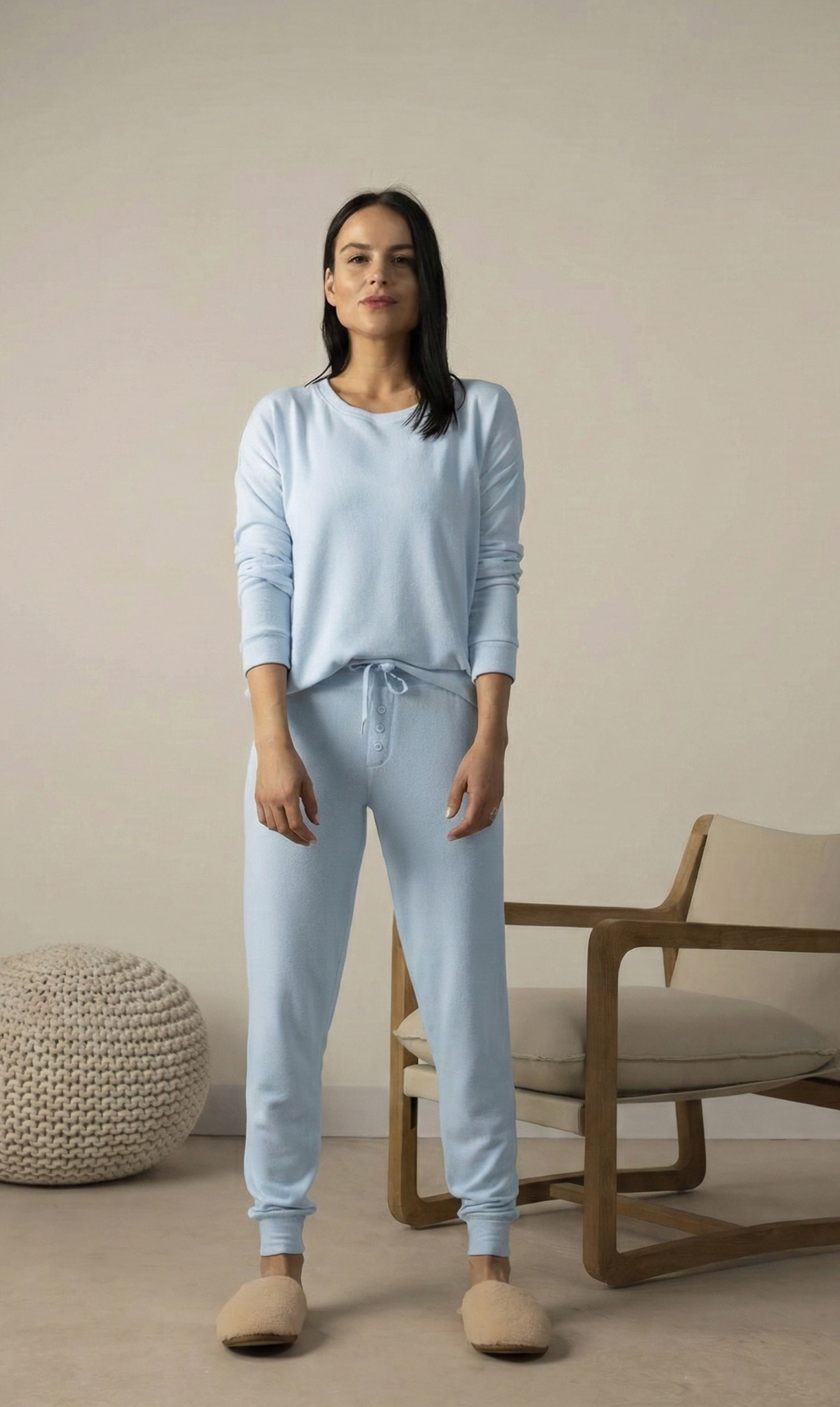 Aspen Dream Cozy Long Sleeve Crew Neck Top