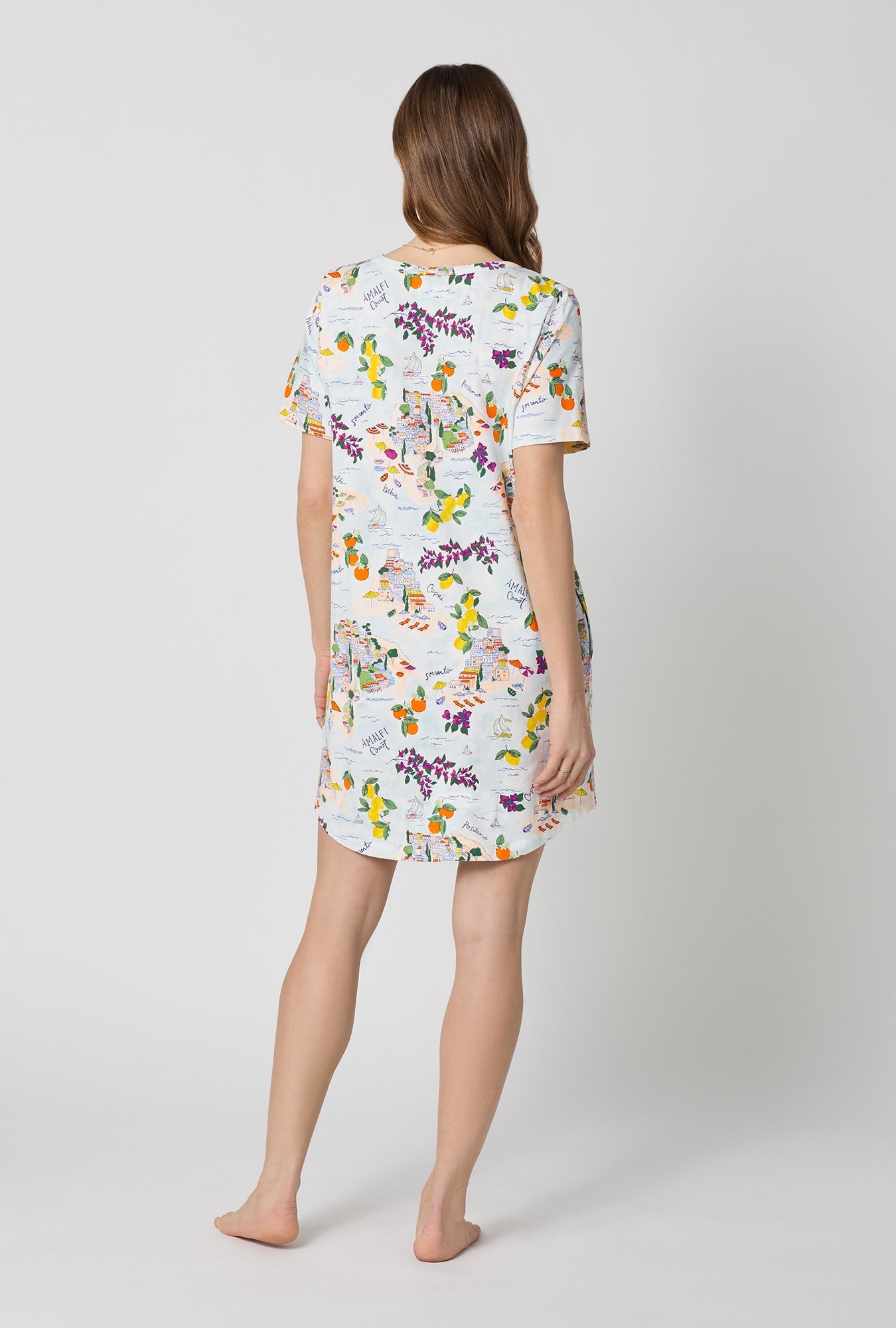 Bed Head Amalfi Escape Stretch Jersey T-Shirt Sleep Dress