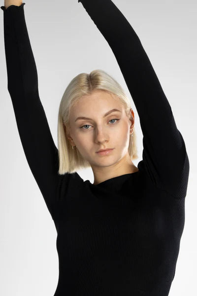 Wool & Silk Ribbed L/S Shirt