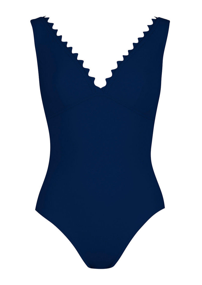 Karla Colletto Ines V-Neck One Piece