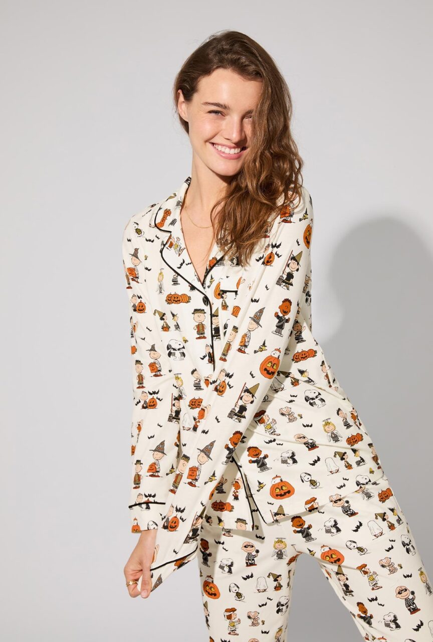 Bed Head Peanuts Halloween Long Sleeve Pajama Set
