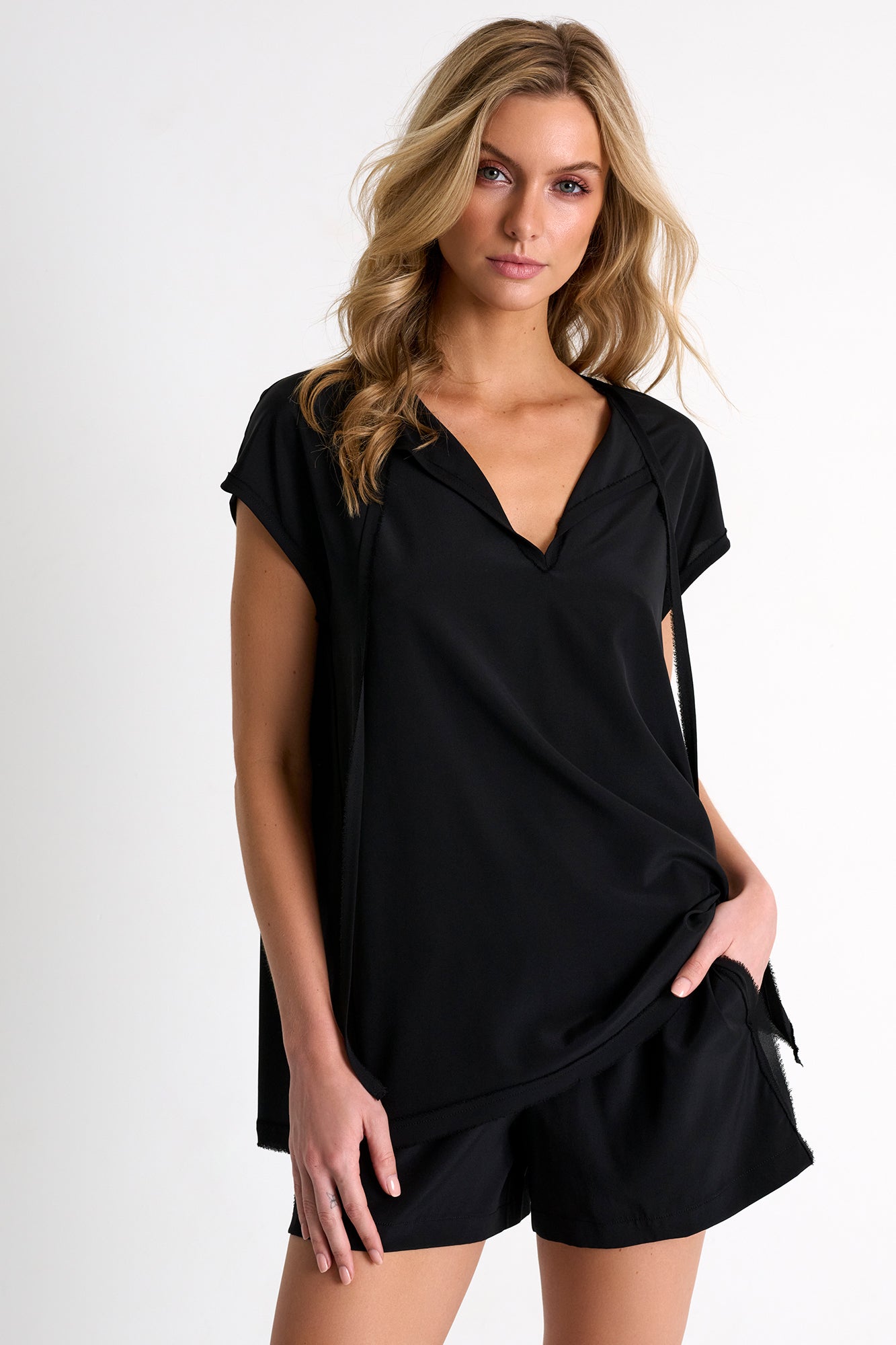 Shan Celine Silk Shorts