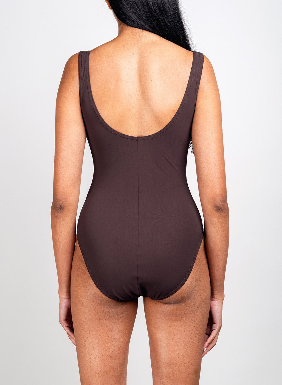 Karla Colletto V-Neck Silent Underwire One Piece