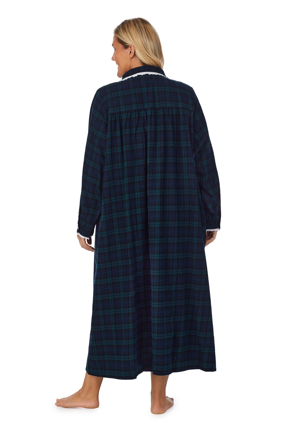 Lanz of Salzburg Plus Size Flannel Long Gown