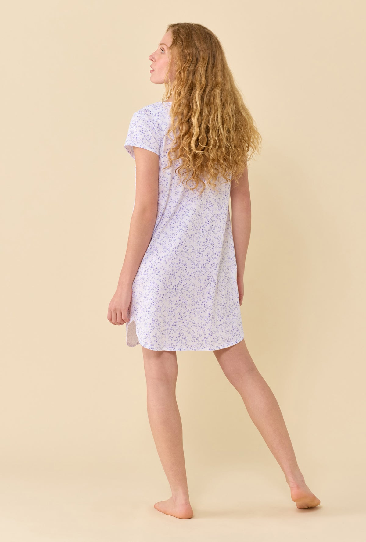 Eileen West 36" Short C/S Nightshirt
