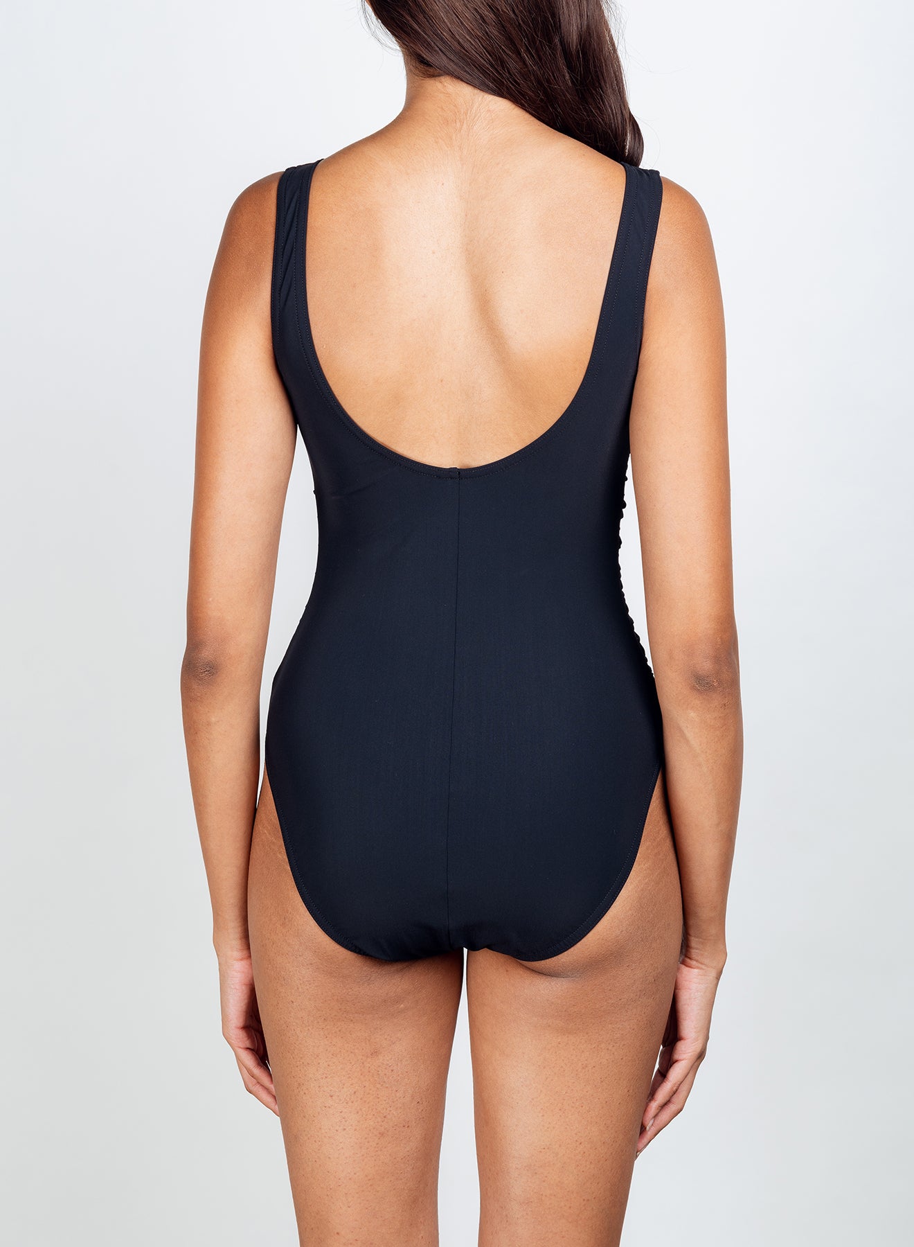 Karla Colletto Izzy V-Neck One Piece with High Back