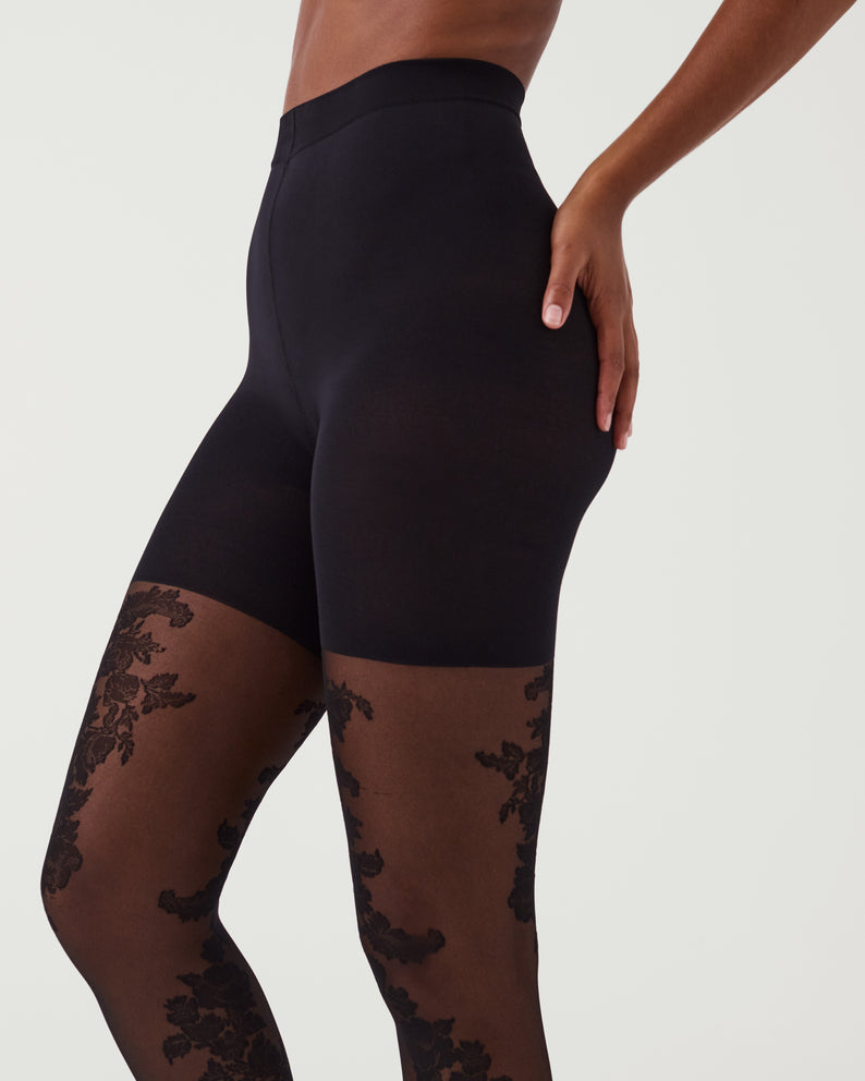 Spanx Tight-End Floral Tights