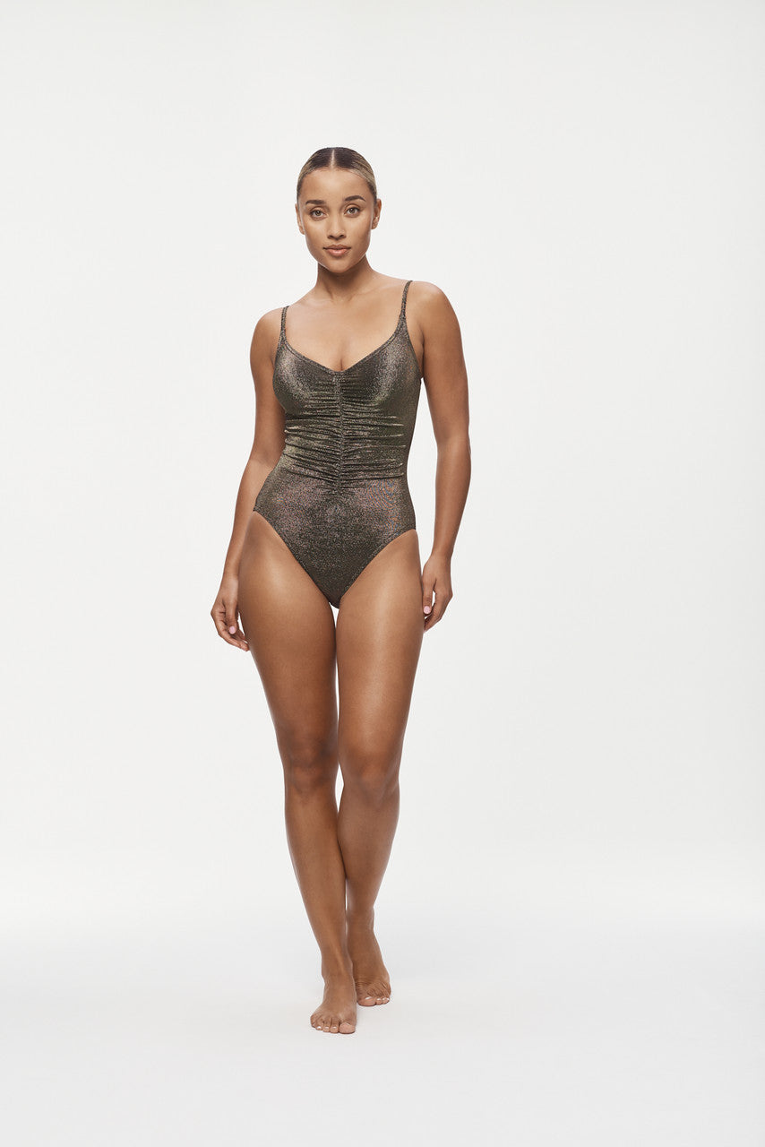 Karla Colletto Helena Ruched Lingerie Underwire One Piece