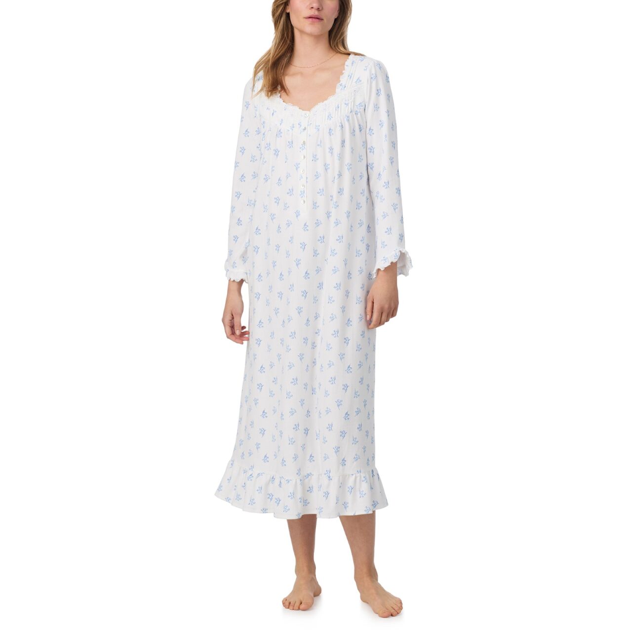 Eileen West Lily Reverie Cotton Pointelle Ballet Nightgown
