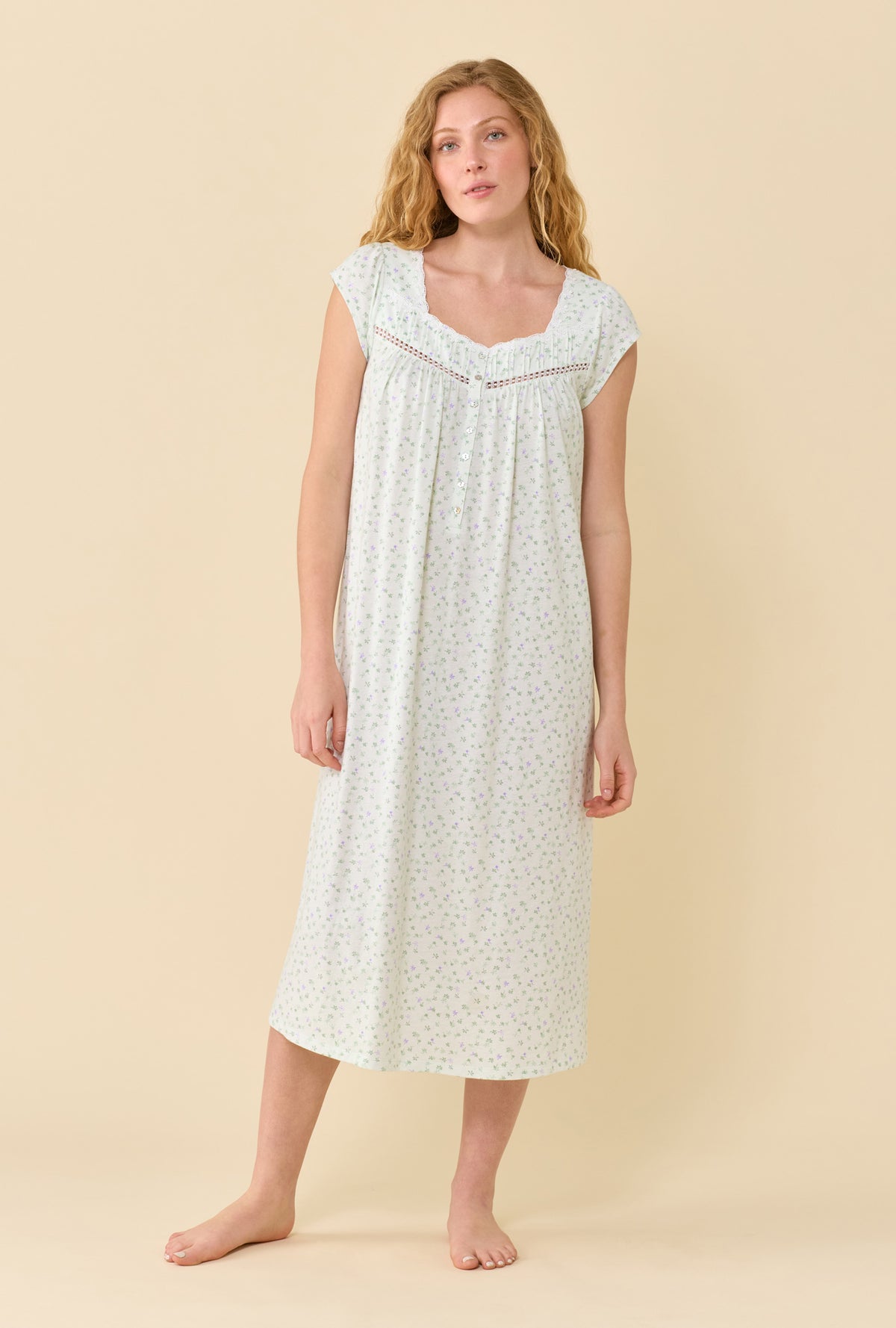 Eileen West 48" Long C/S Nightgown