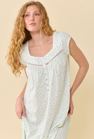 Eileen West 48" Long C/S Nightgown