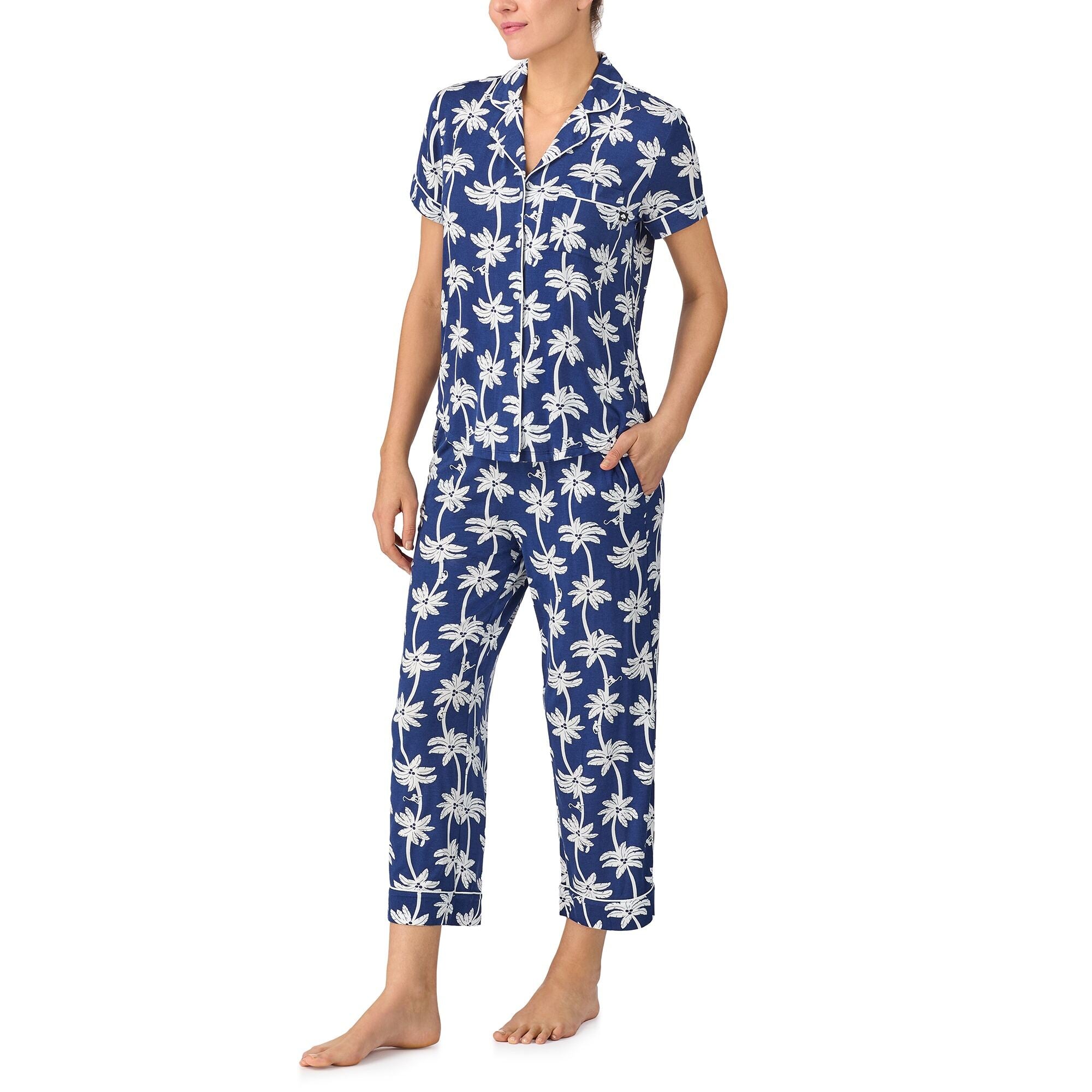 Kate Spade S/S Cropped PJ Set