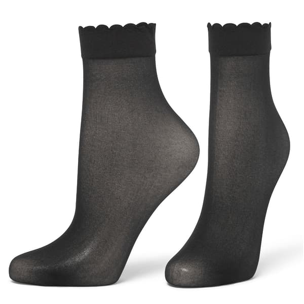 Hue Scallop Sheer Anklet