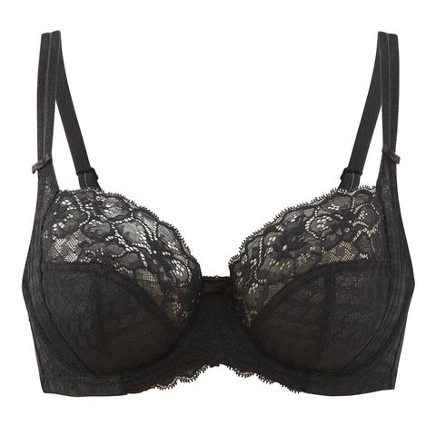 Envy Balconette Full Cup Bra - Black