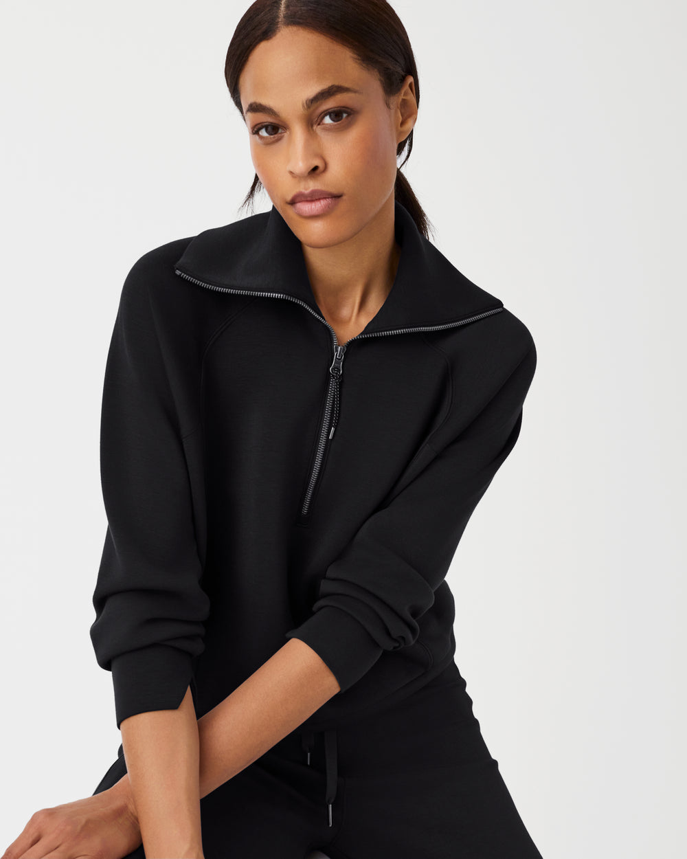Spanx AirEssentials Half Zip Top