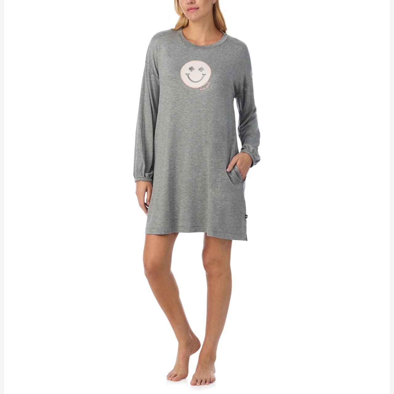 Kate Spade Un-brushed French Terry L/S Sleepshirt
