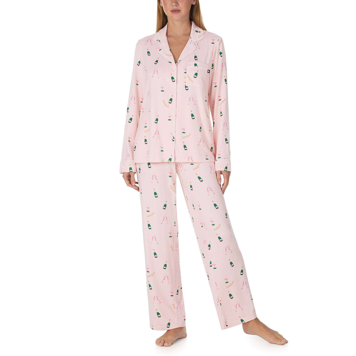 Kate Spade Notch Collar L/S PJ Set