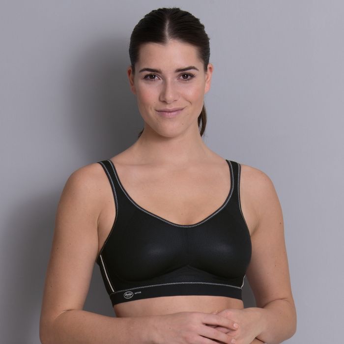 Anita Air Control Deltapad Maximum Support Sports Bra - Black