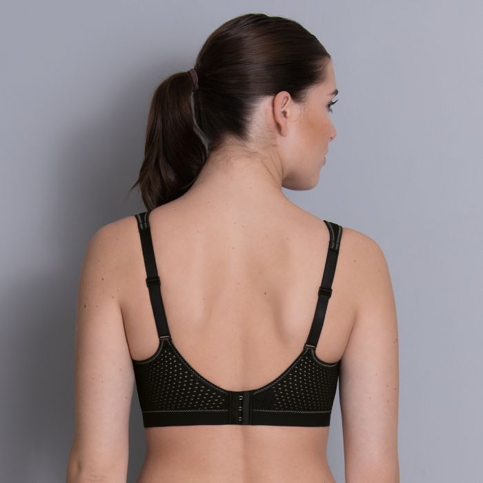 Anita Air Control Deltapad Maximum Support Sports Bra - Black