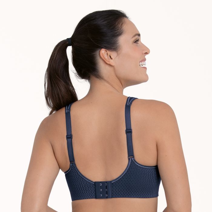 Anita Air Control Deltapad Maximum Support Sports Bra - Blue Iris