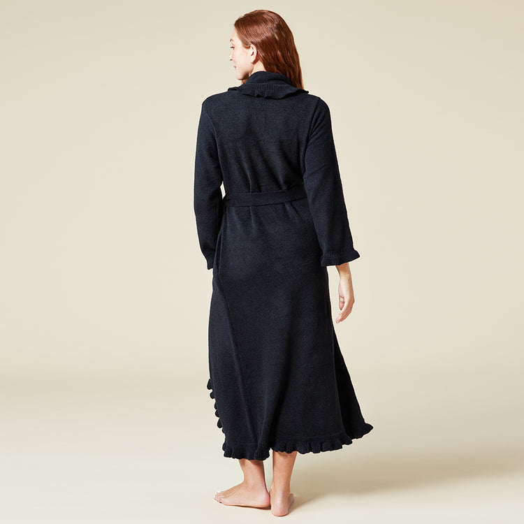 Softies Perfectly Draped 51" Ruffle Chenille Robe