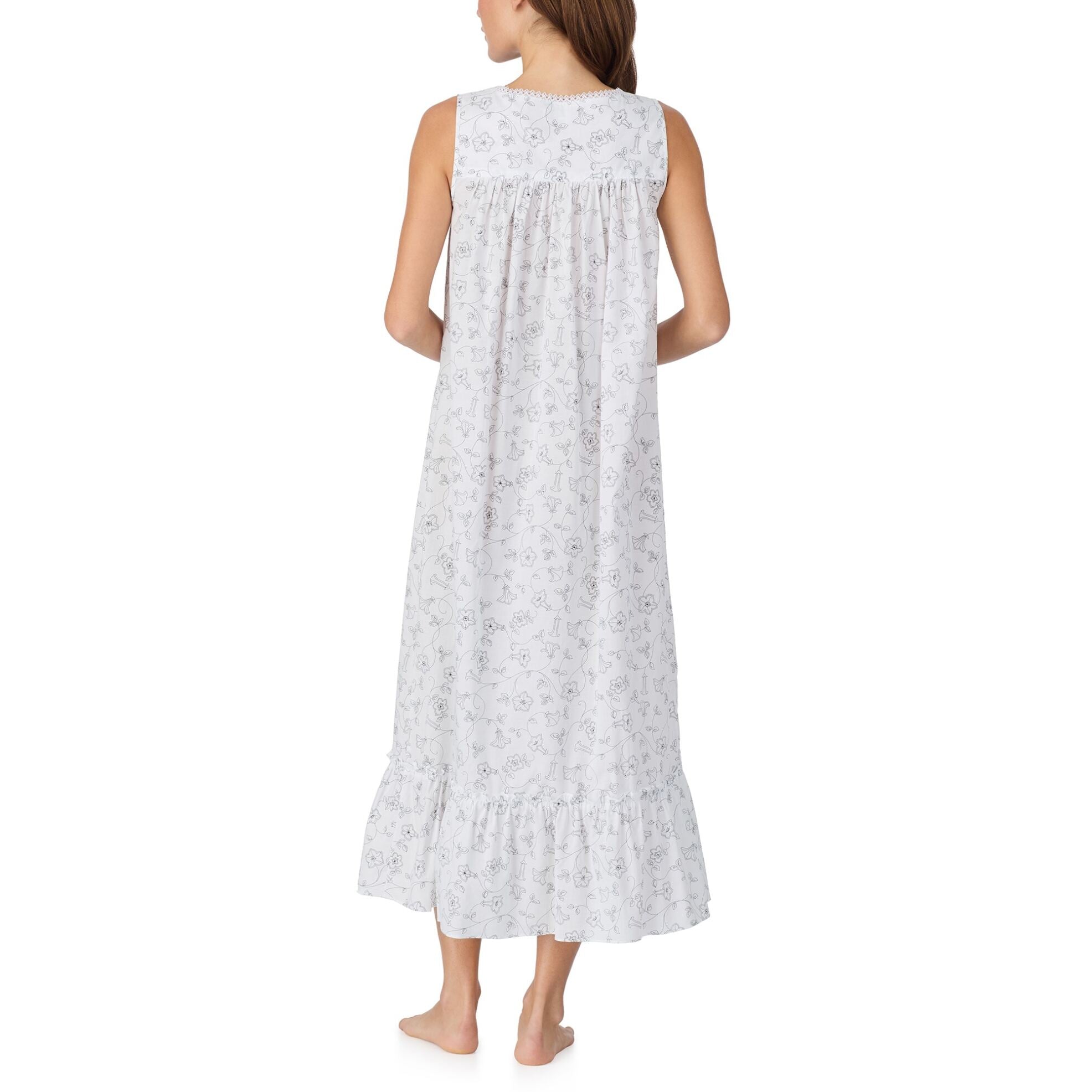 Eileen West 100% Cotton Lawn "The Eileen" 50" S/L Ballet Nightgown