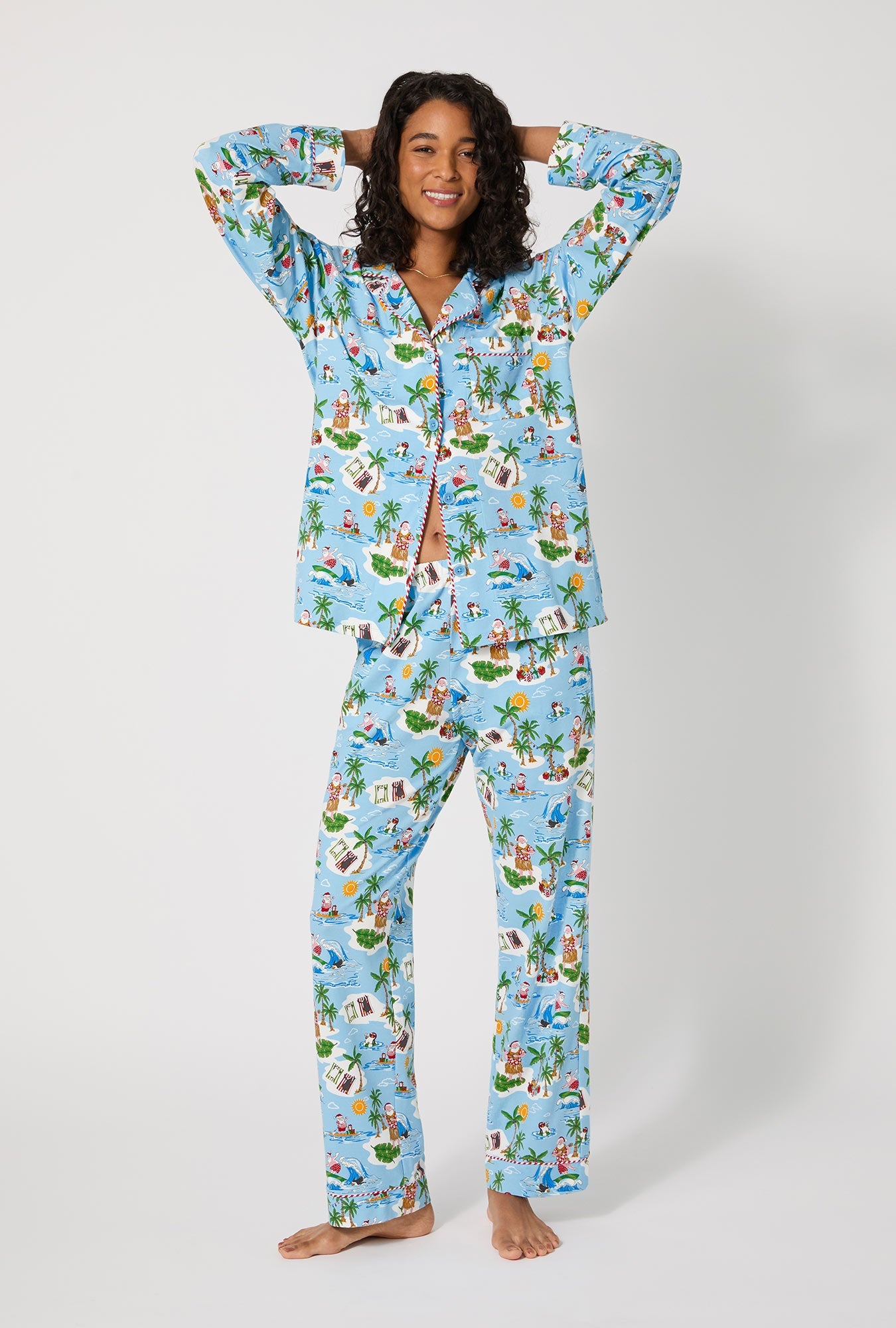 Bed Head L/S Holiday Classic Stretch Jersey PJ Set