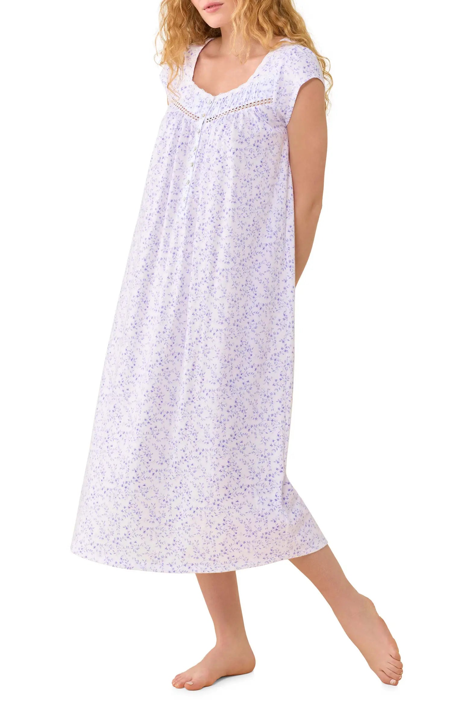 Eileen West 48" Long C/S Nightgown