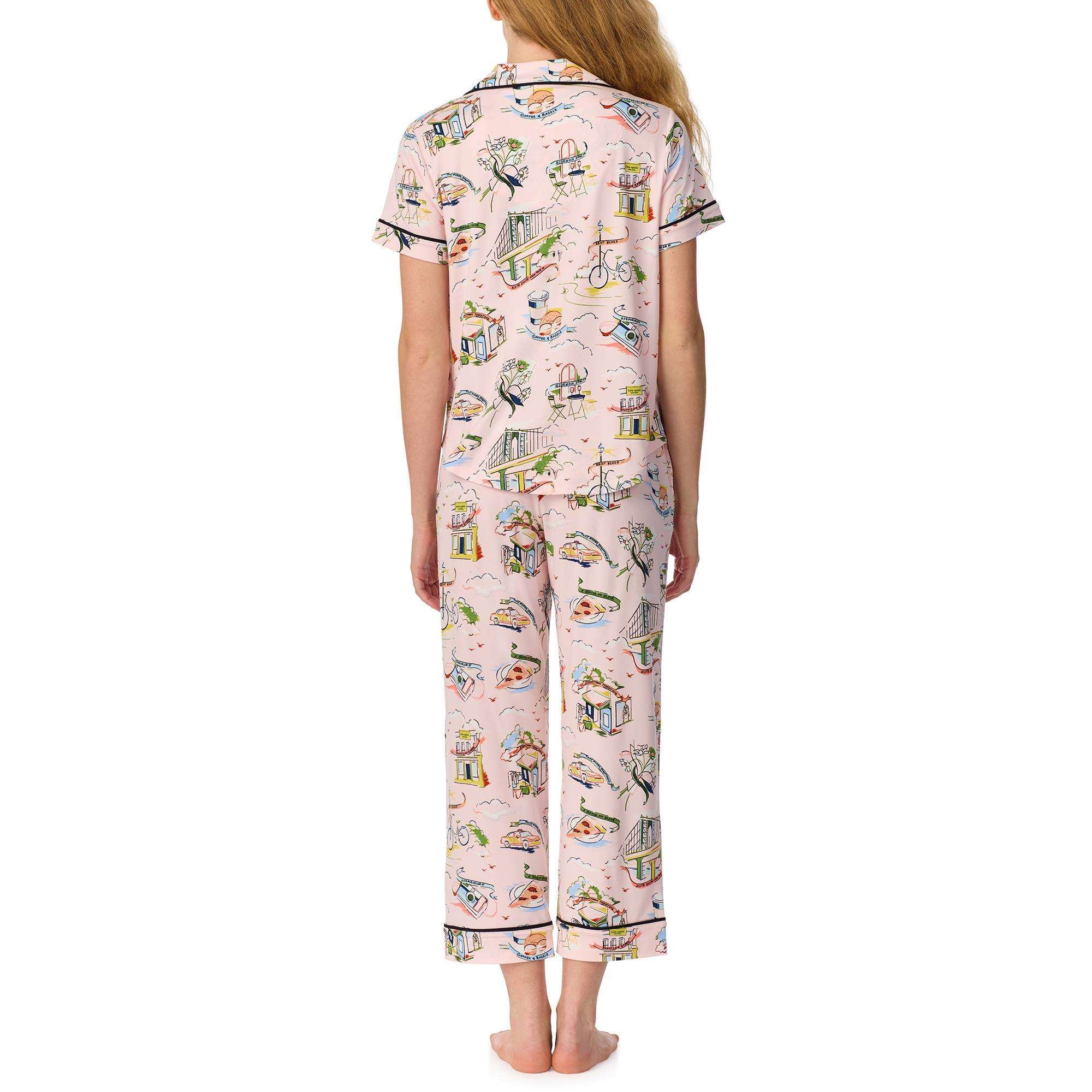Kate Spade S/S Cropped PJ Set