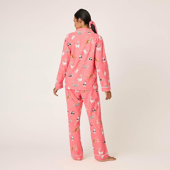 P.J. Salvage Print Flannel PJ Set