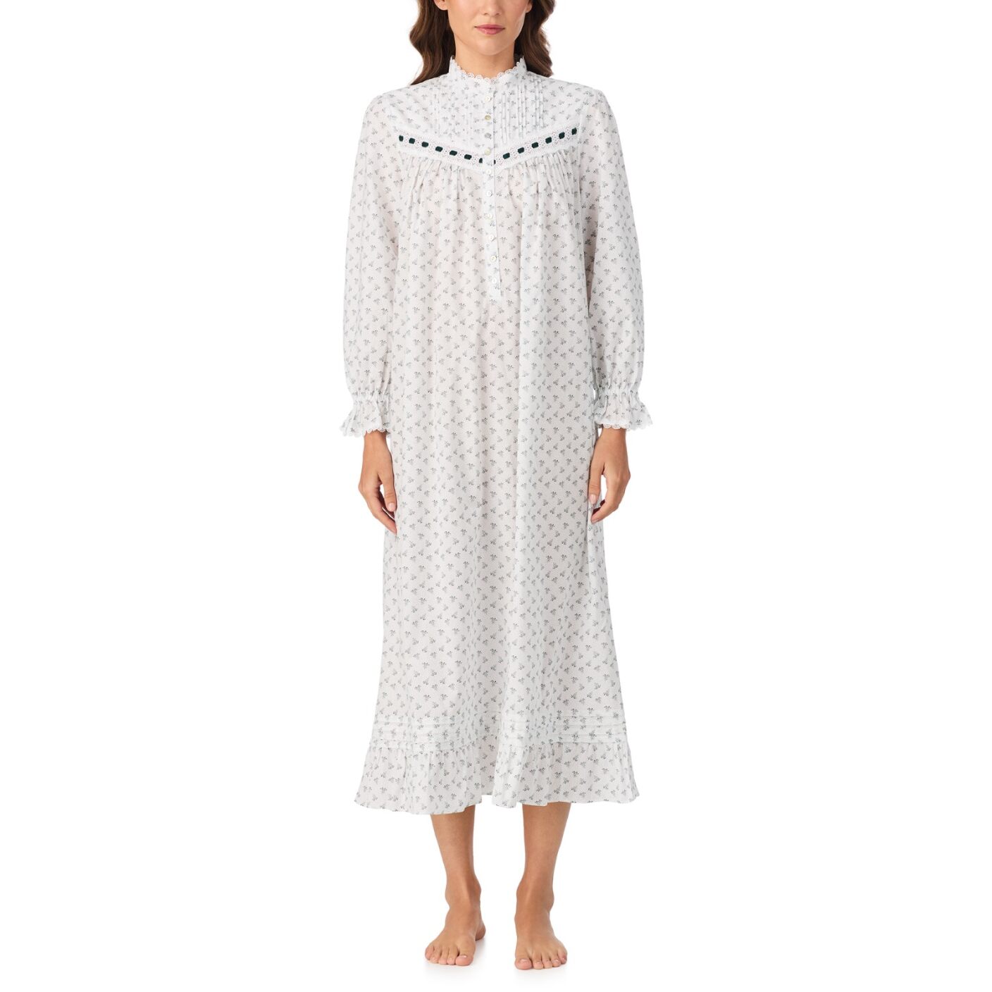 Eileen West 50" Highneck Nightgown