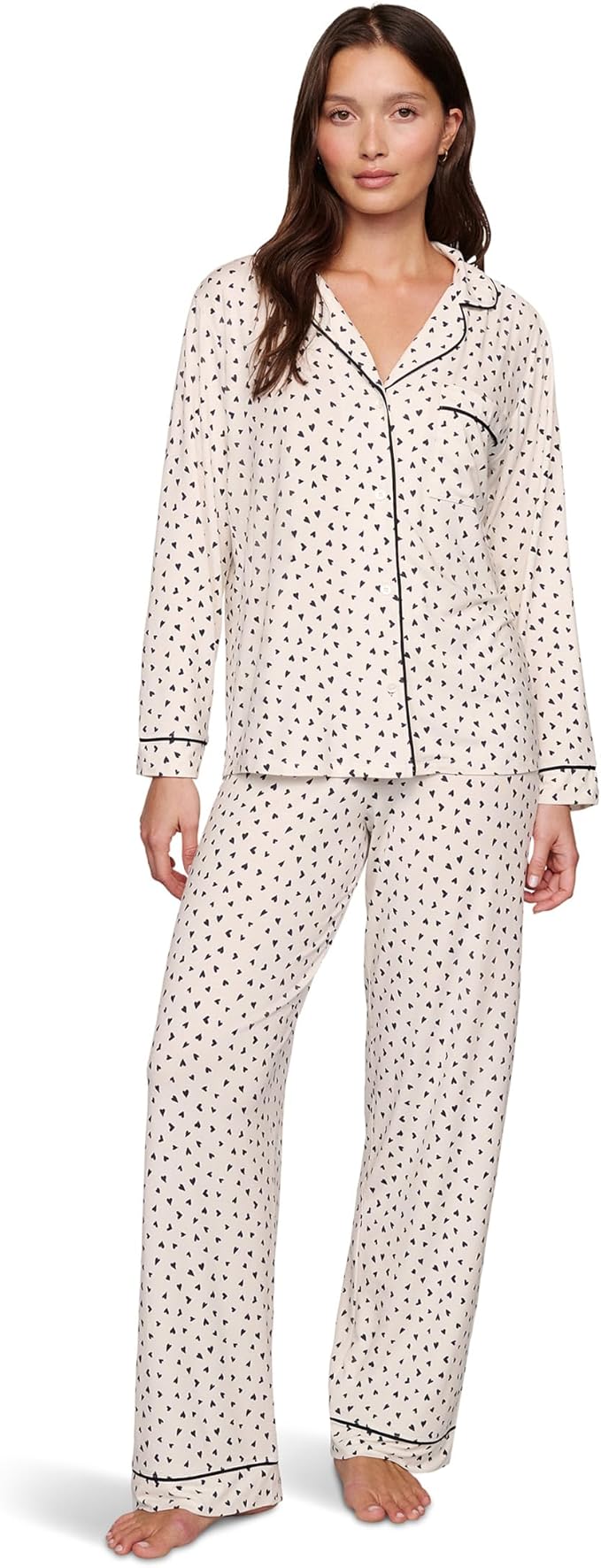 Eberjey Gisele Printed Long PJ Set