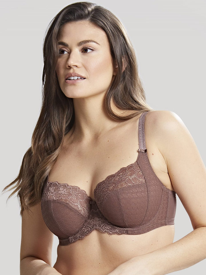 Envy Balconette Full Cup Bra - Chestnut