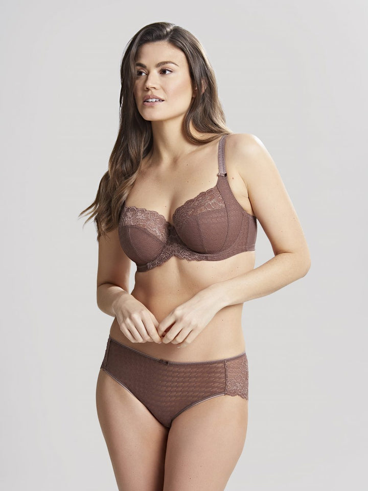 Envy Balconette Full Cup Bra - Chestnut