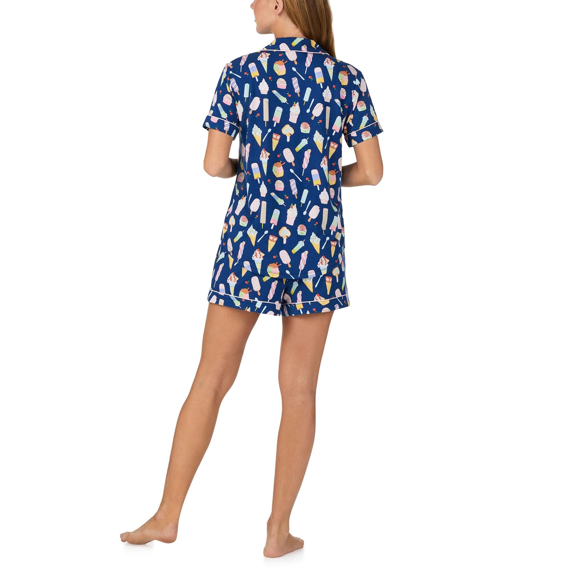 Kate Spade Modal Jersey S/S Notch Short PJ Set