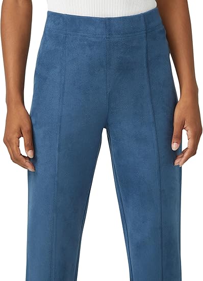 Hue Hi-Rise Suede Straight Legging