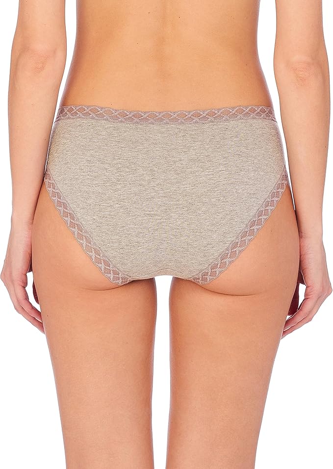 Natori Bliss Girl Brief Panty - Light Grey Heather
