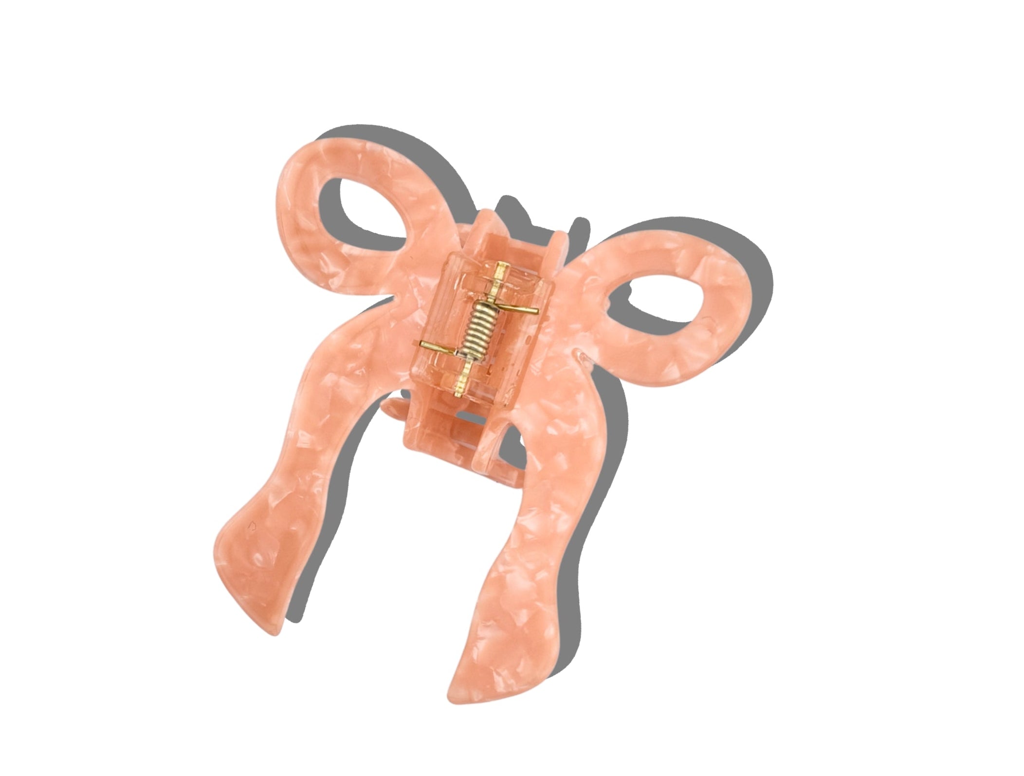 Solar Eclipse Hand-Painted Coquette Bow Claw Clip