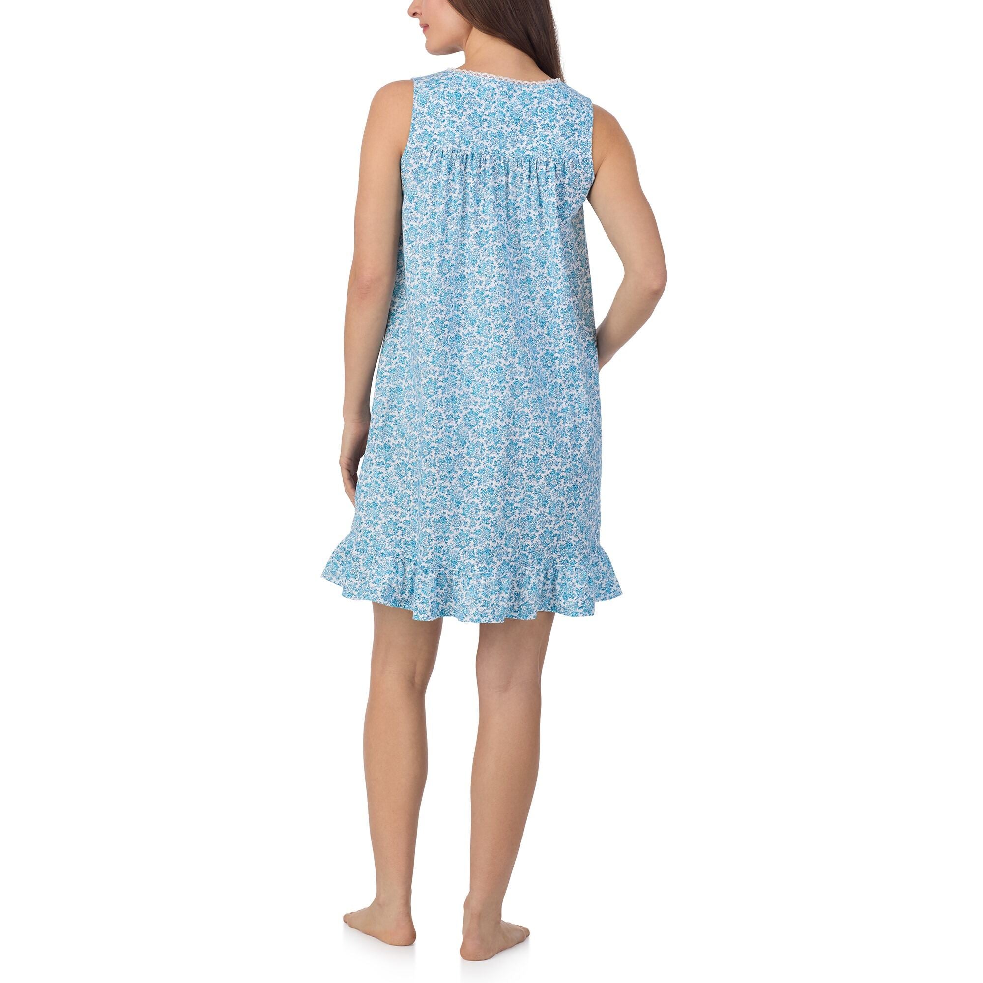 Eileen West Cotton Jersey Knit Short S/ Nightgown
