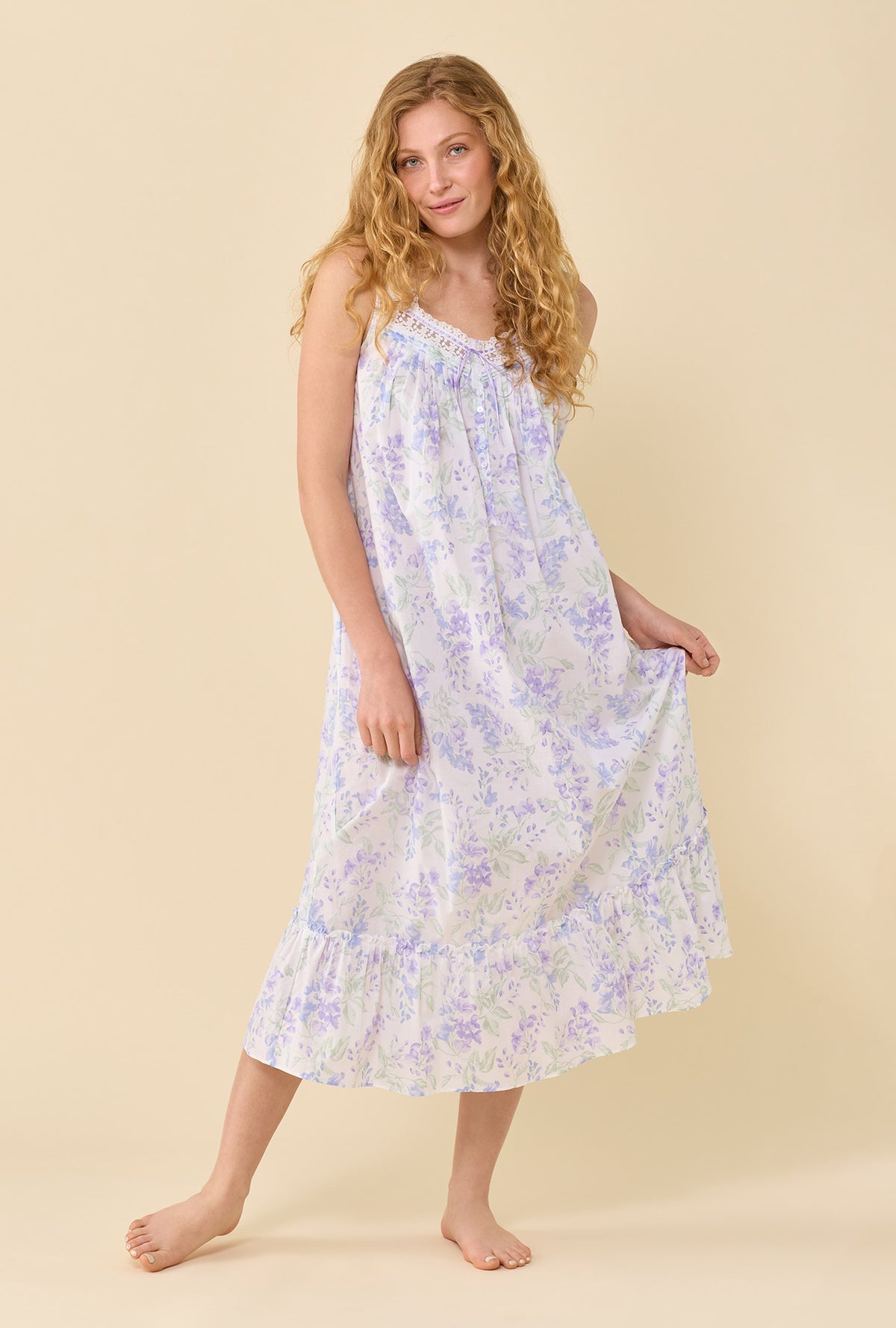 Eileen West 50" Ballet S/L Nightgown