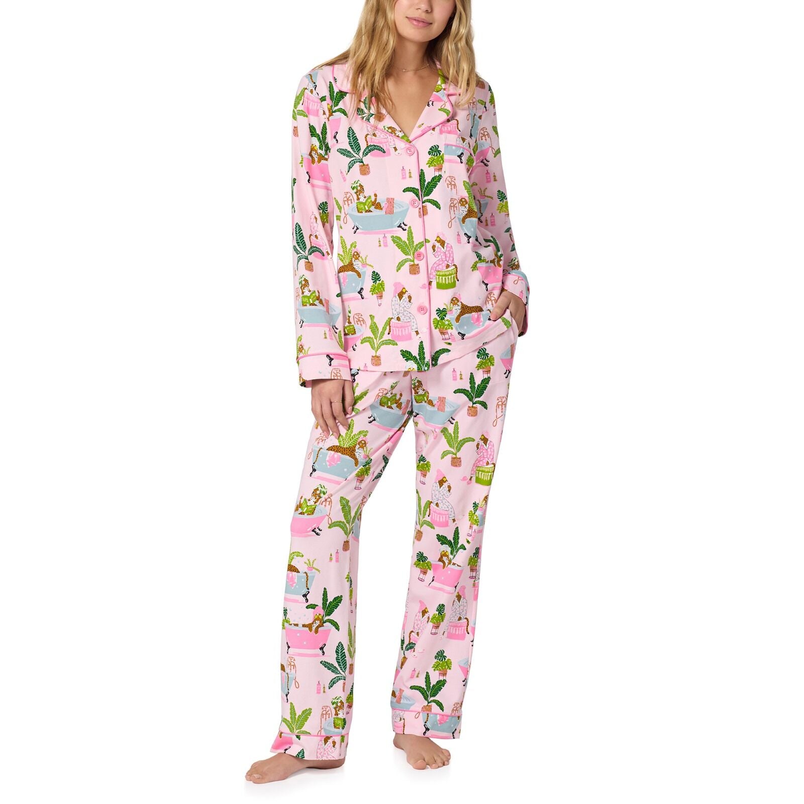 Bed Head Blossom Geo L/S Classic PJ Set