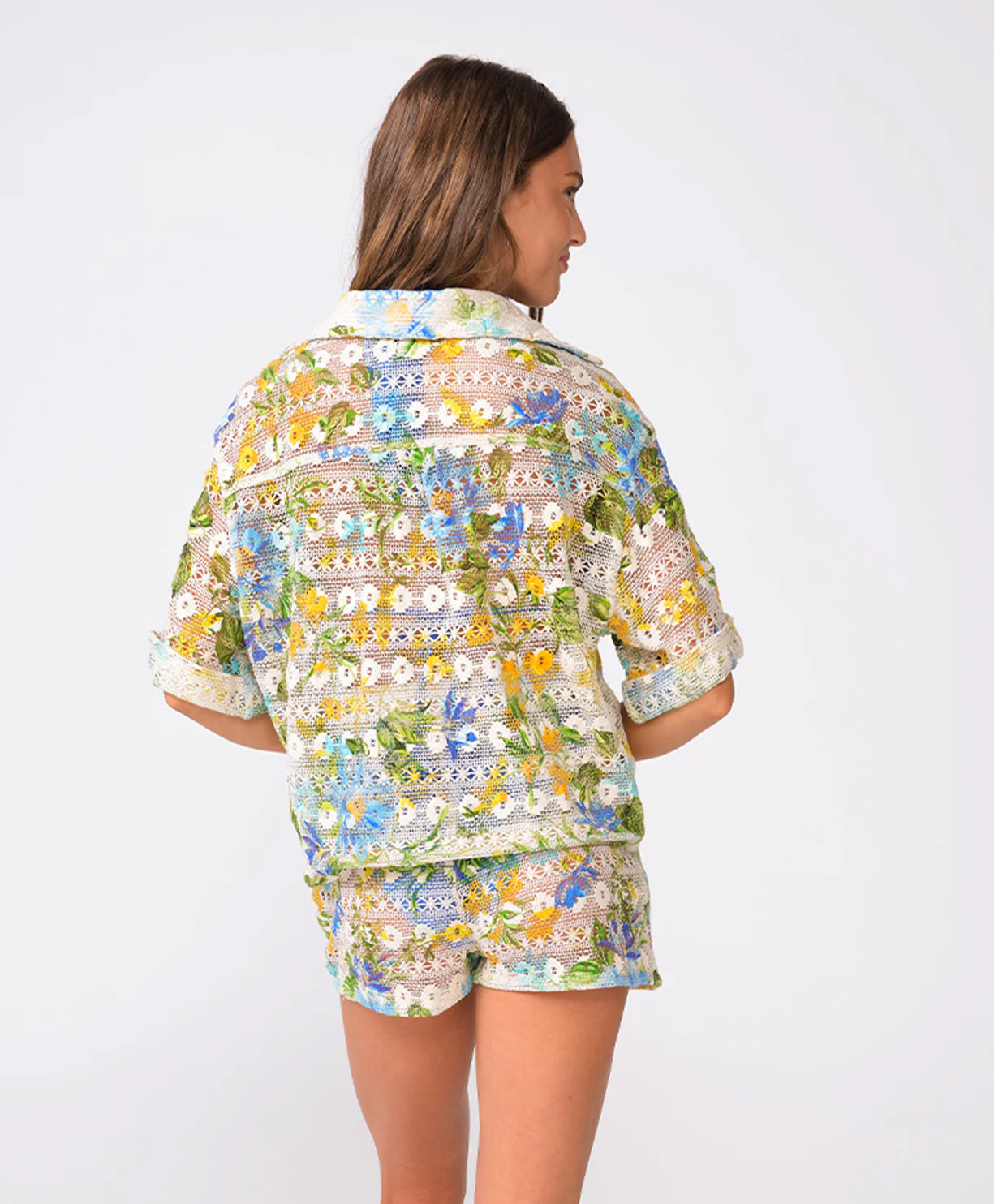 PQ Bluebell Blake Button Top