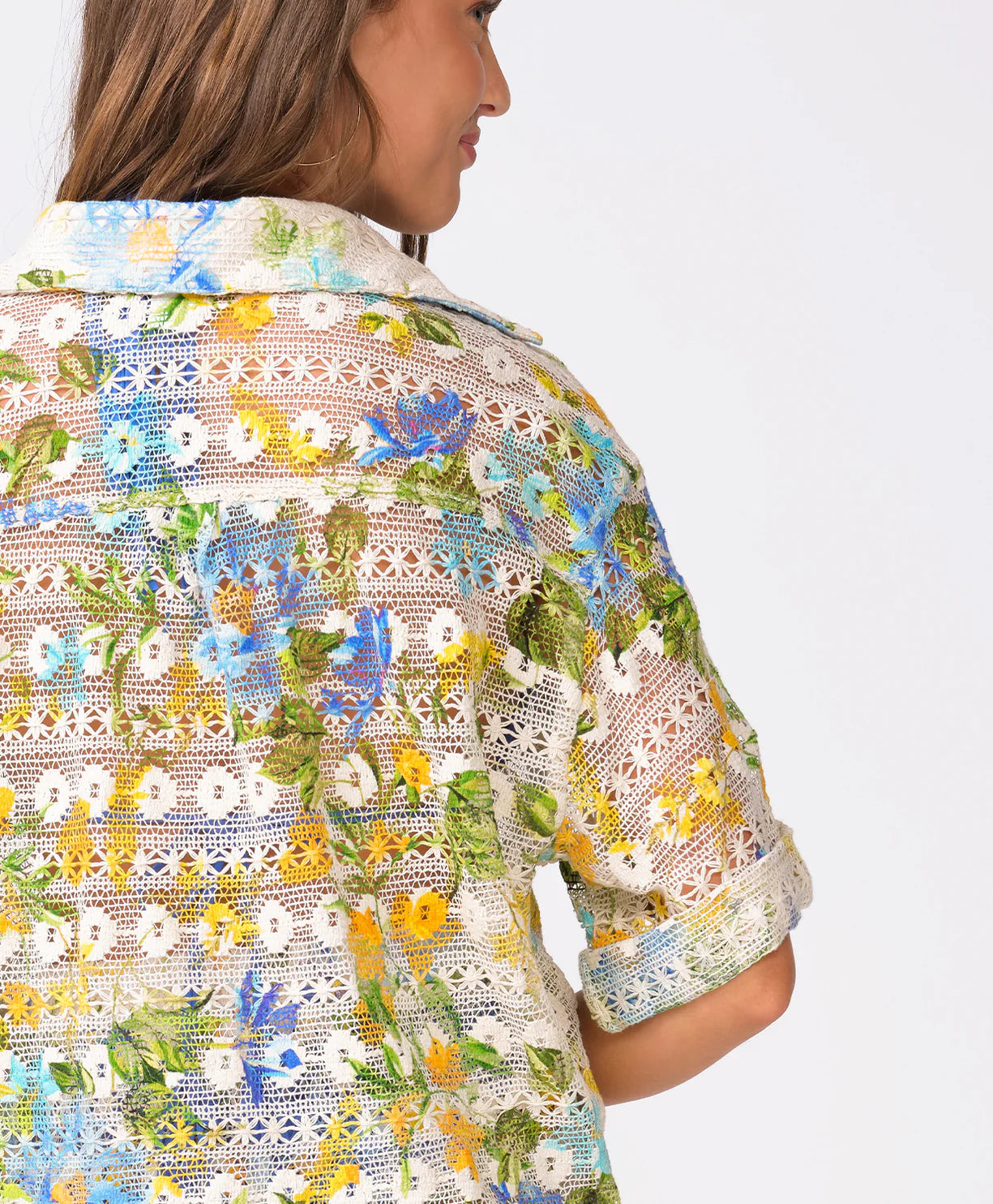 PQ Bluebell Blake Button Top
