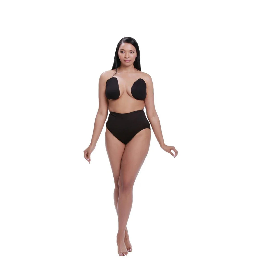 Brassy Bra Set Adhesive Bra licorice