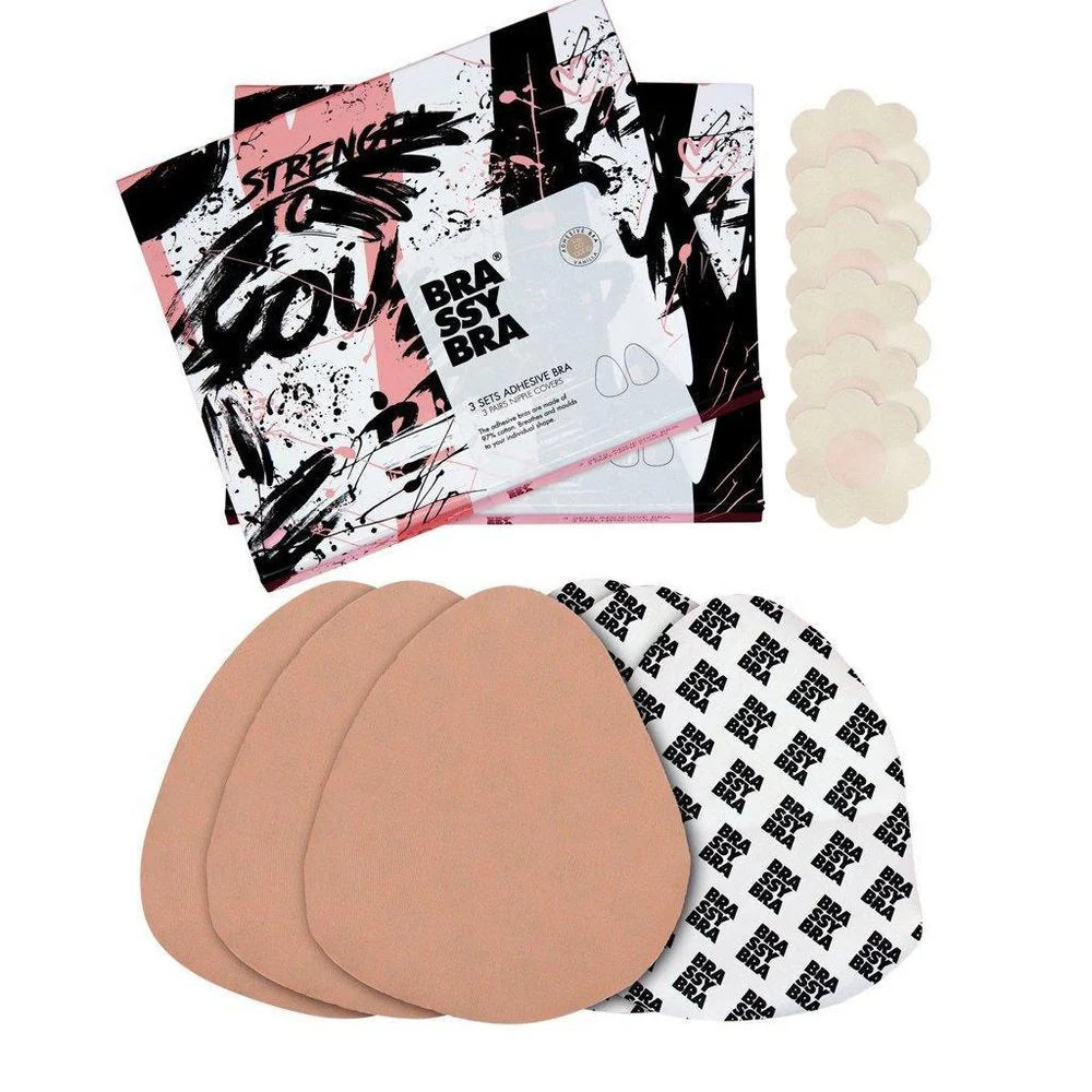 Brassy Bra Set Adhesive Bra Vanilla