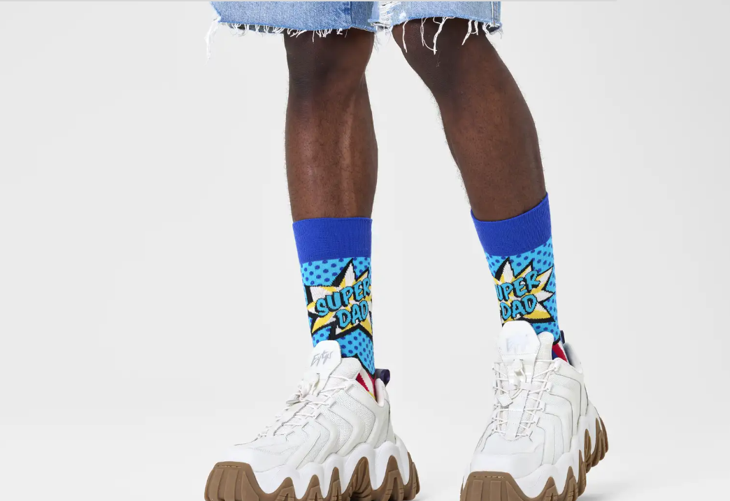 Happy Socks Super Dad Sock